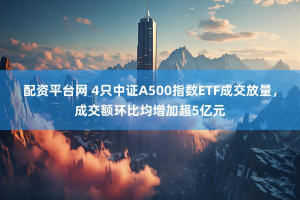 配资平台网 4只中证A500指数ETF成交放量，成交额环比均增加超5亿元