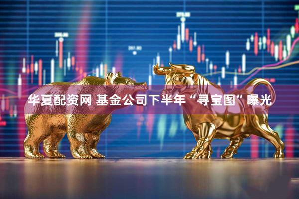 华夏配资网 基金公司下半年“寻宝图”曝光